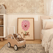 Monkey Balloon – Nursery & kids wall art