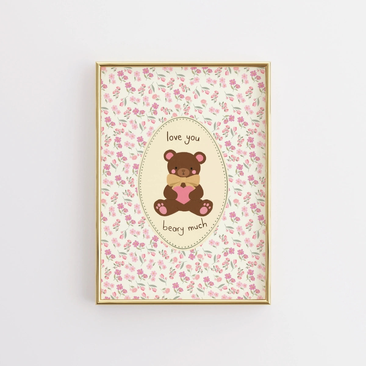 Affiche pour chambre d'enfant Ours