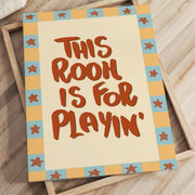 Play All Day – Nursery & Kids Canvas Wall Art