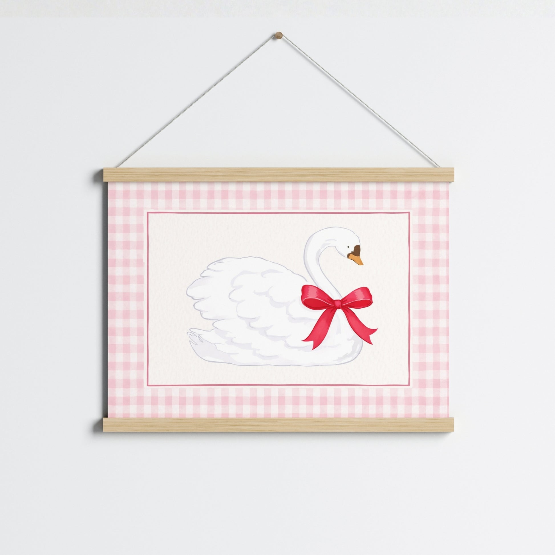 Swan Nursery Print