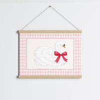 Swan Nursery Print