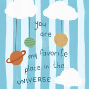 Space Quote – Nursery & kids wall art