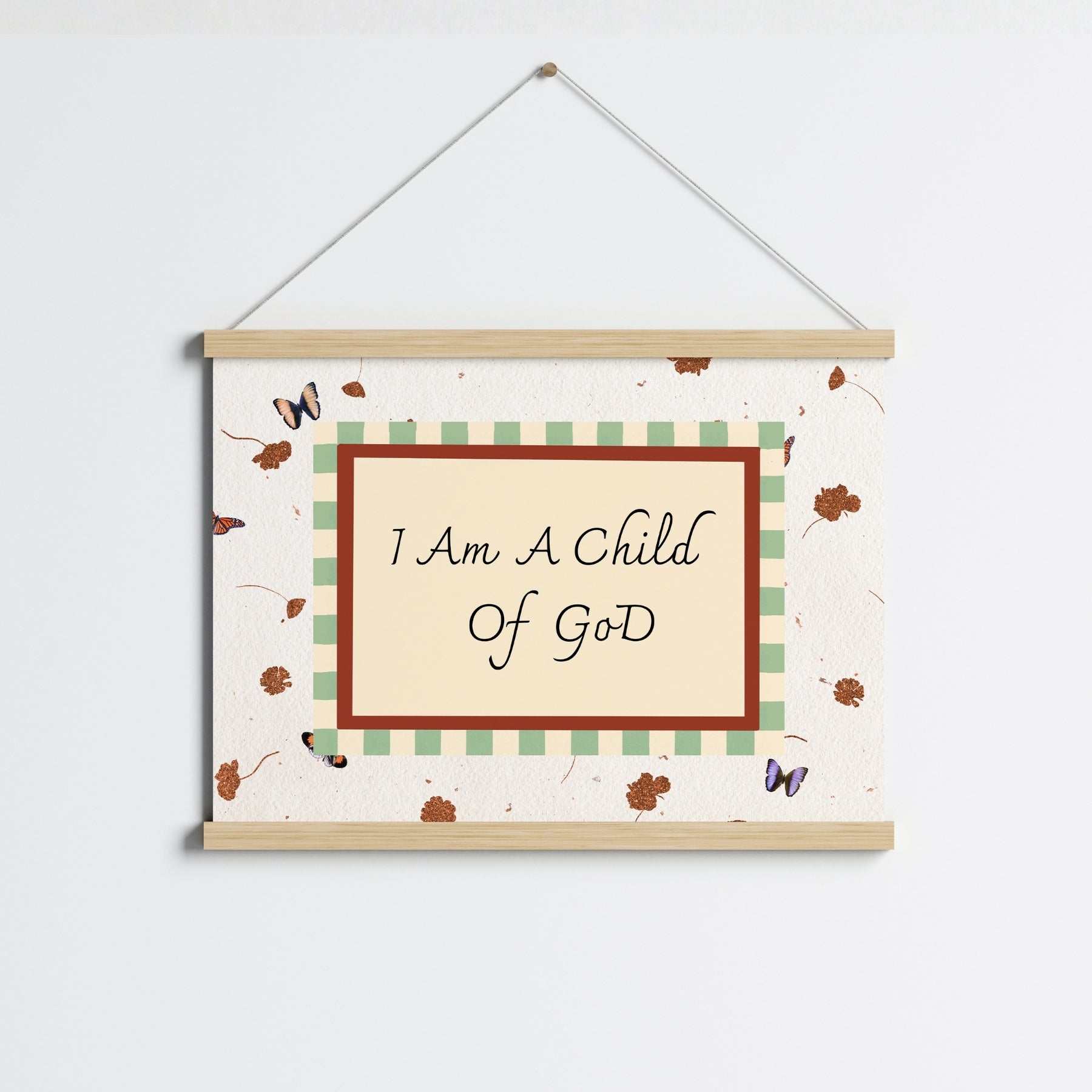 I Am a Child of God Nursery Wall Art