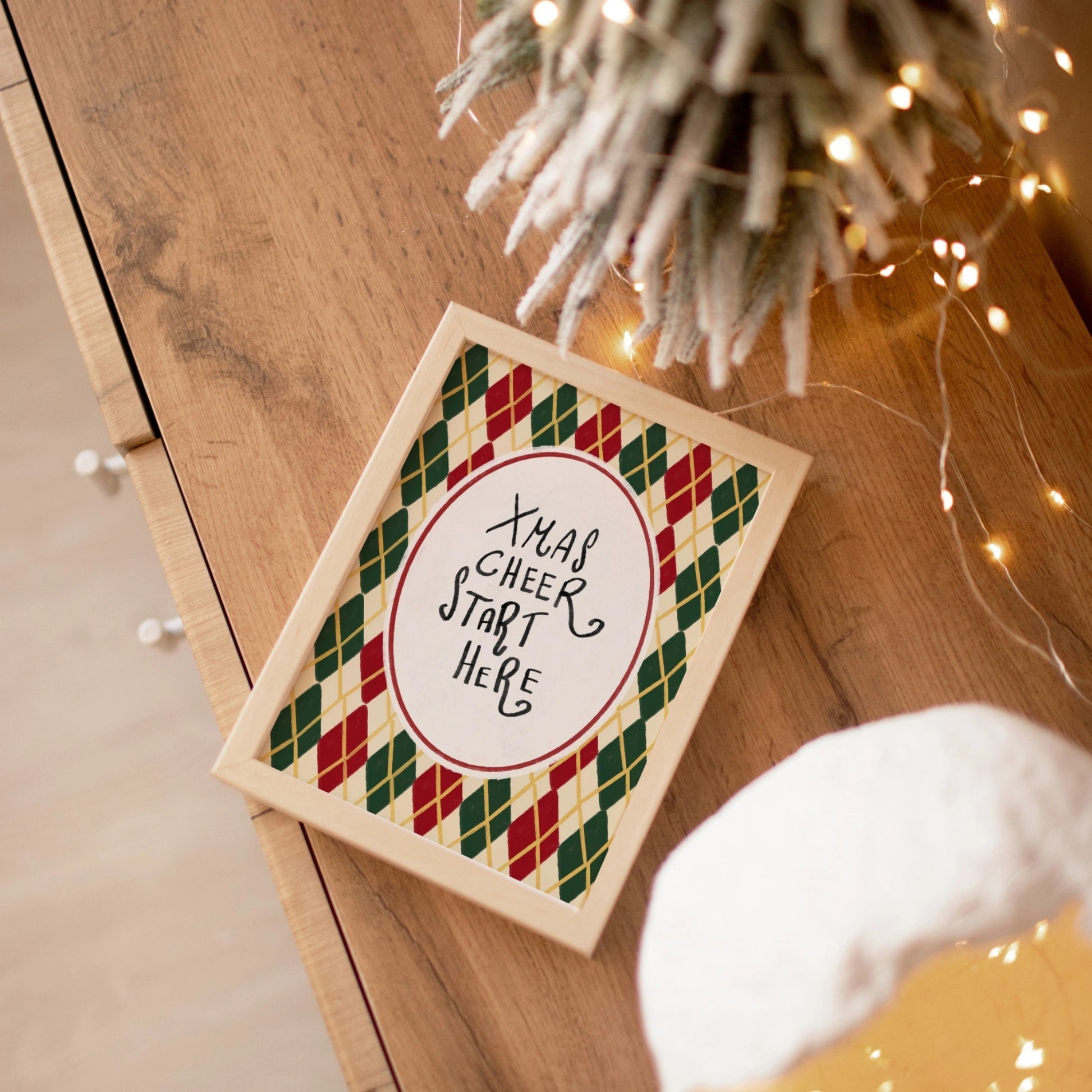 Cozy Modern Christmas Artwork