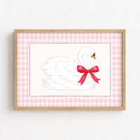 Swan Nursery Print