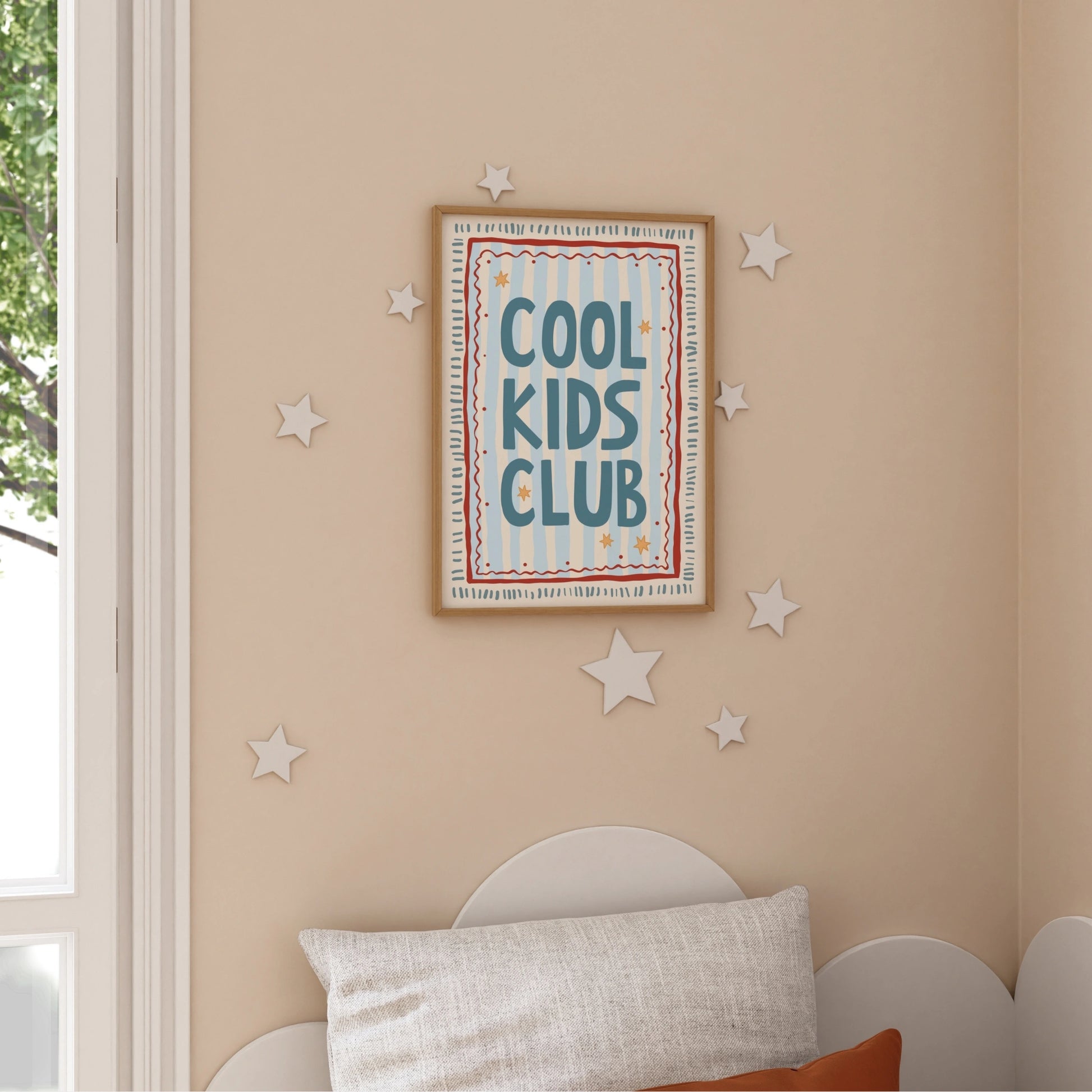 Cool Kids Club Nursery Print