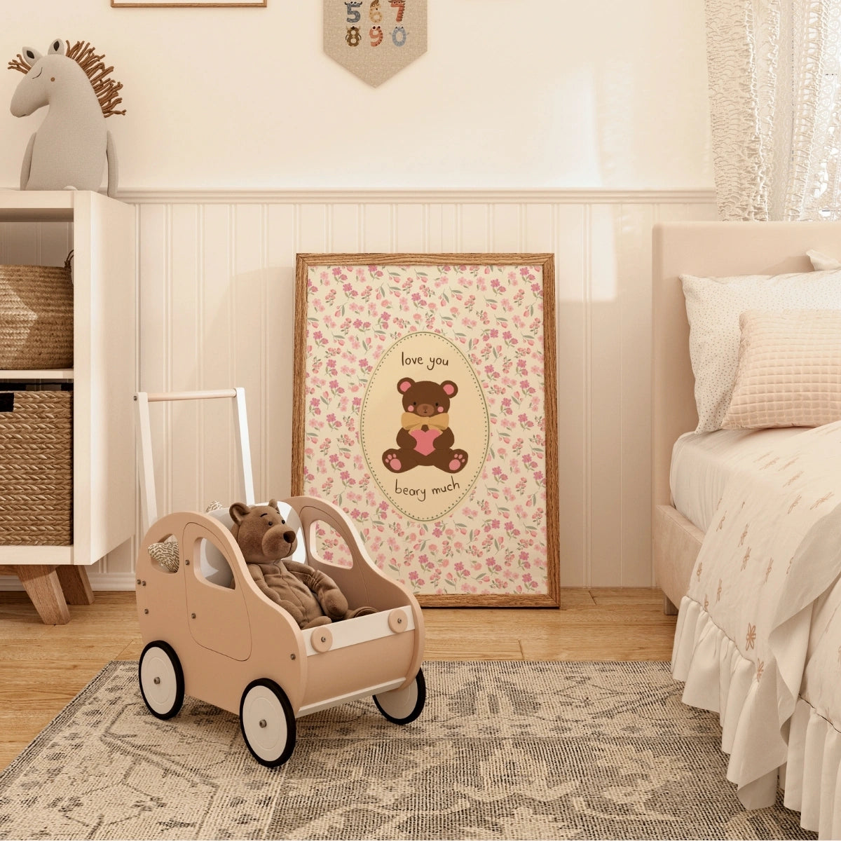 Affiche pour chambre d'enfant Ours