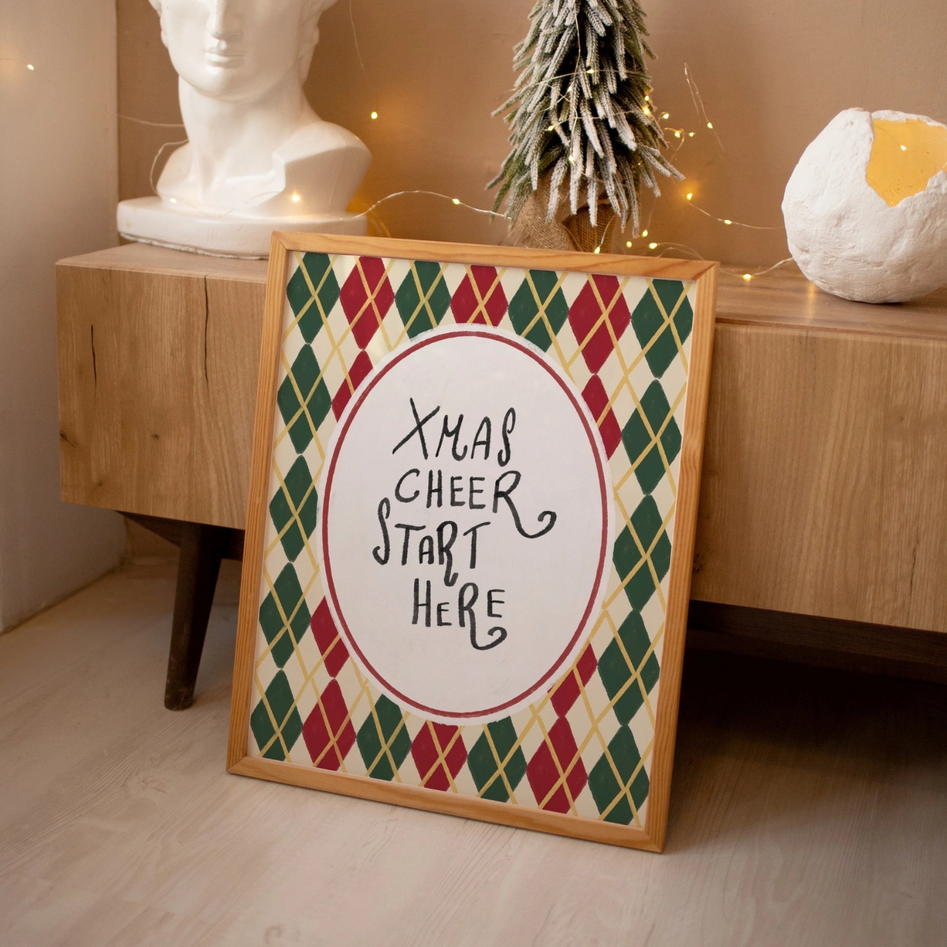 Cozy Modern Christmas Artwork