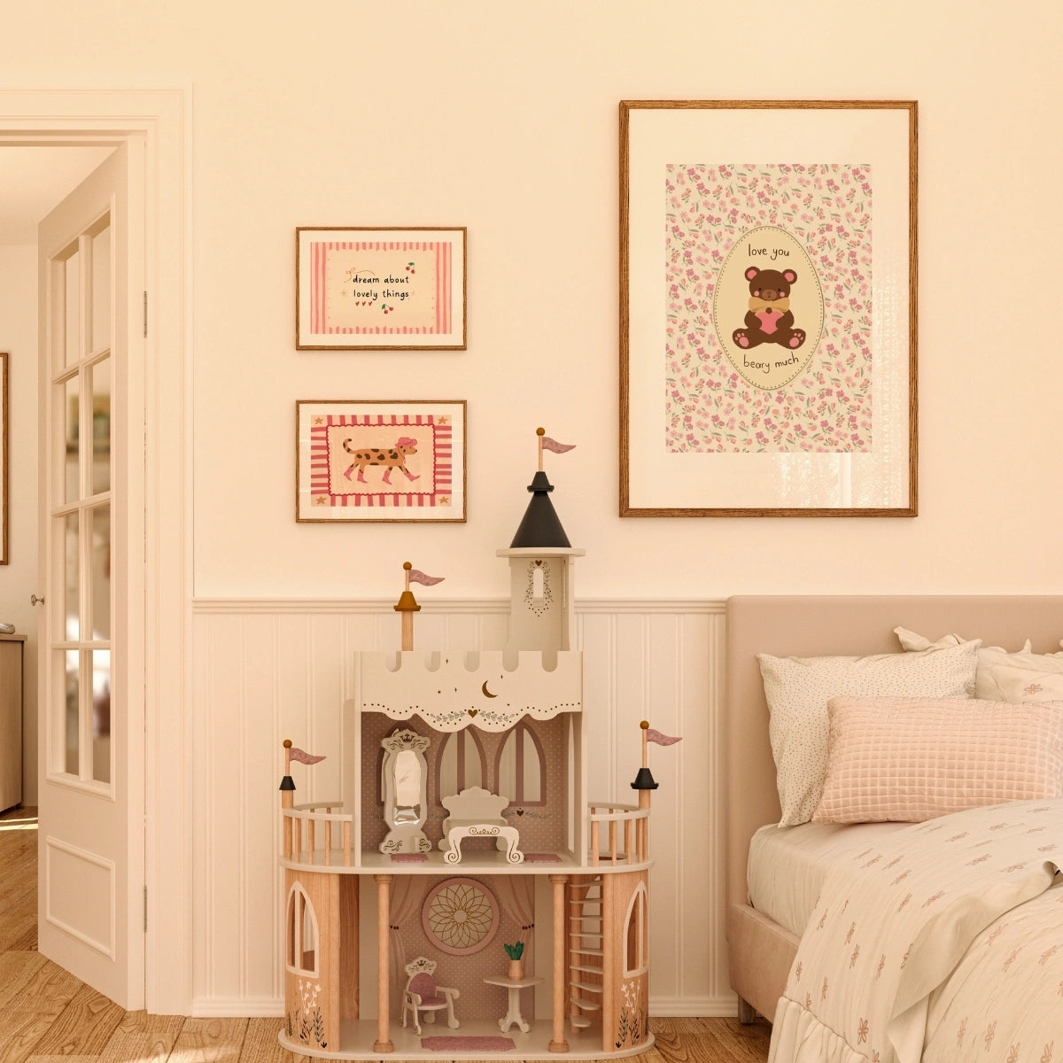 Affiche pour chambre d'enfant Ours