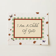 I Am a Child of God – Nursery & kids wall art