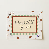 I Am a Child of God Nursery Wall Art