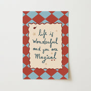 Life Is Wonderful – Nursery & kids wall art