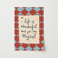 Lámina Guardería La Vida es Maravillosa