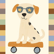 Star Sunglasses Puppy – Nursery & Kids Wall Art