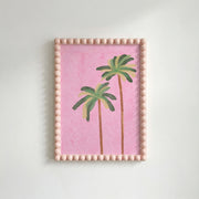 Pink Palm Trees – Coastal Wall Art