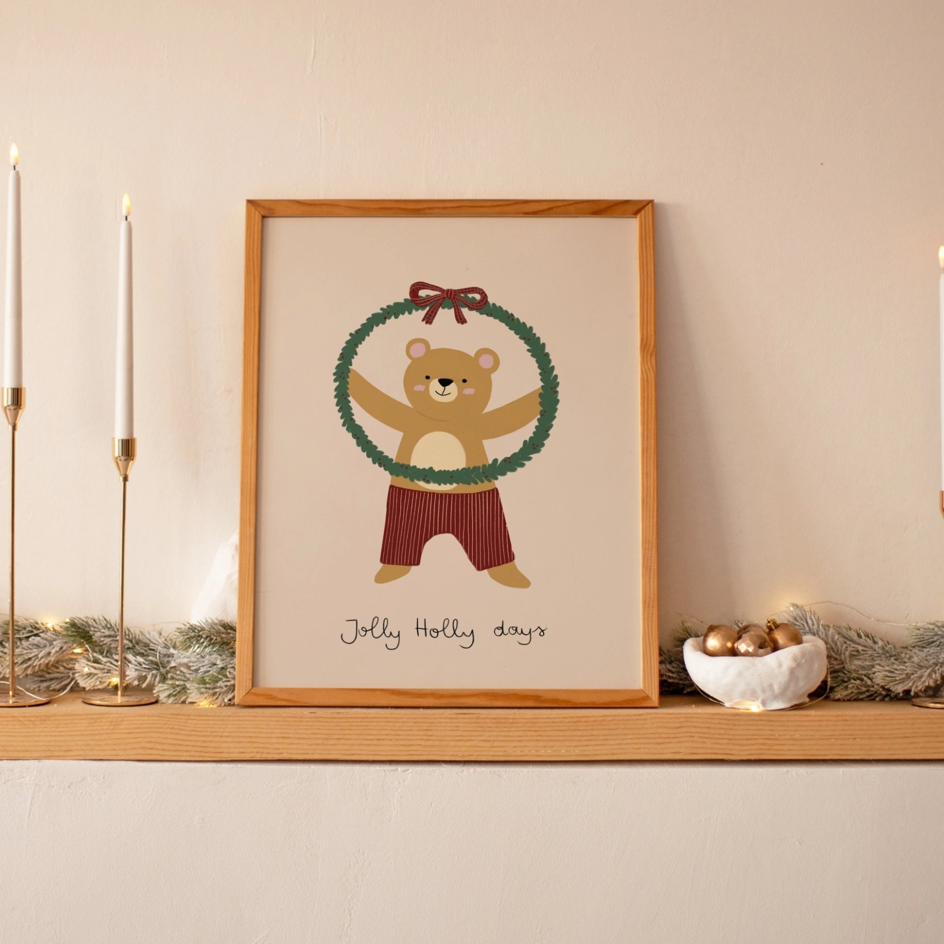 Cute Holiday Nursery Wall Art