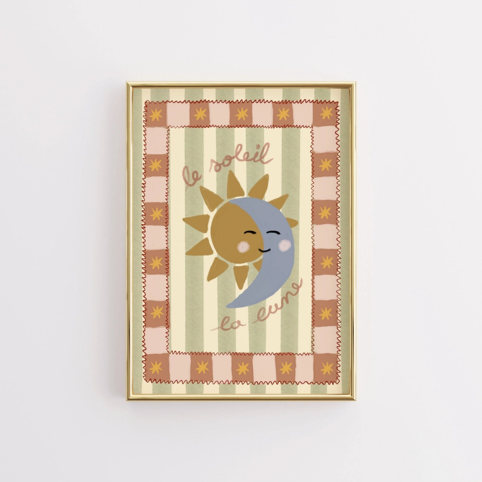 Stampa per cameretta Le Soleil La Lune
