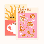 Sunshine & Seashells – Coastal Wall Art Set of 2