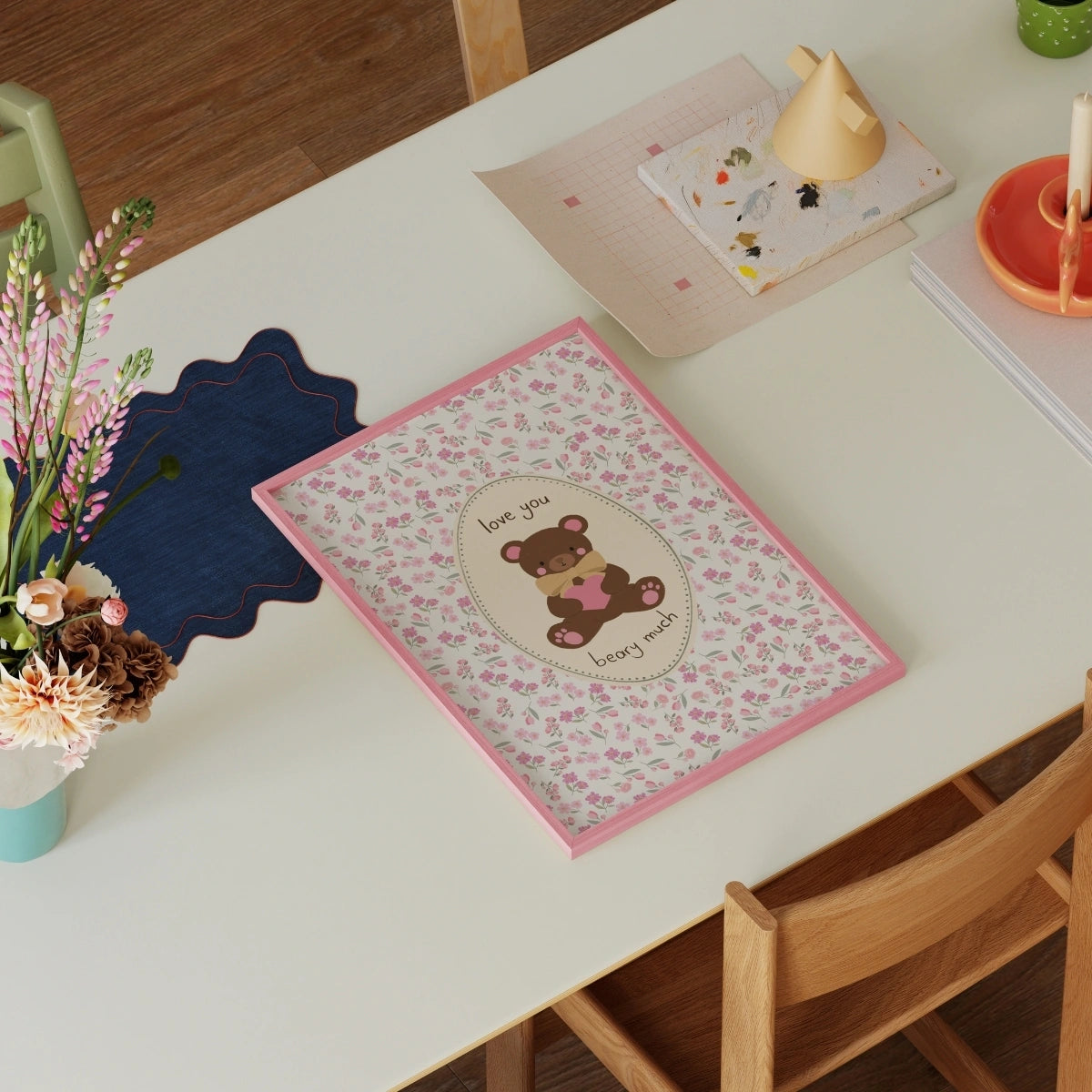 Affiche pour chambre d'enfant Ours