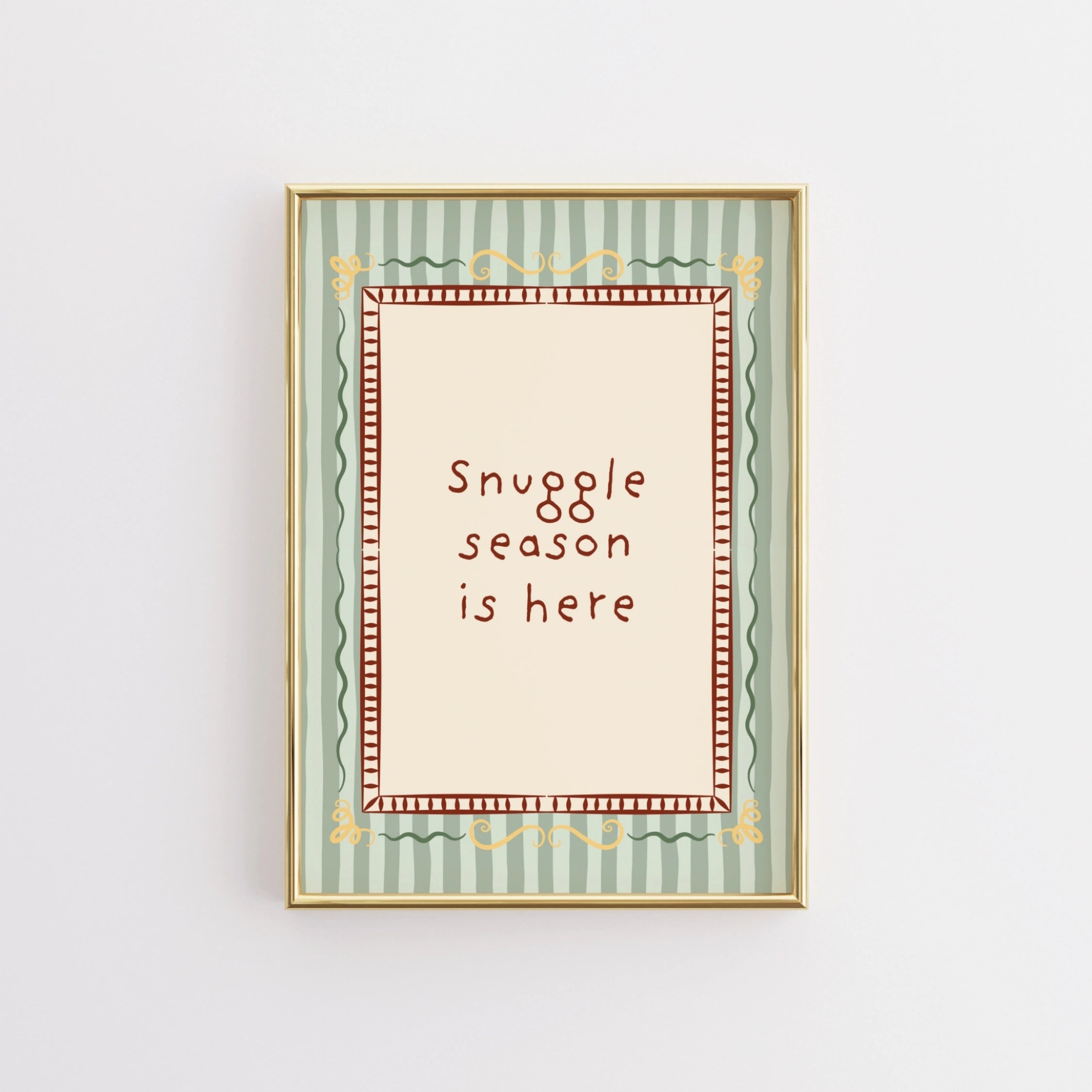 Cozy Holiday Quote Print