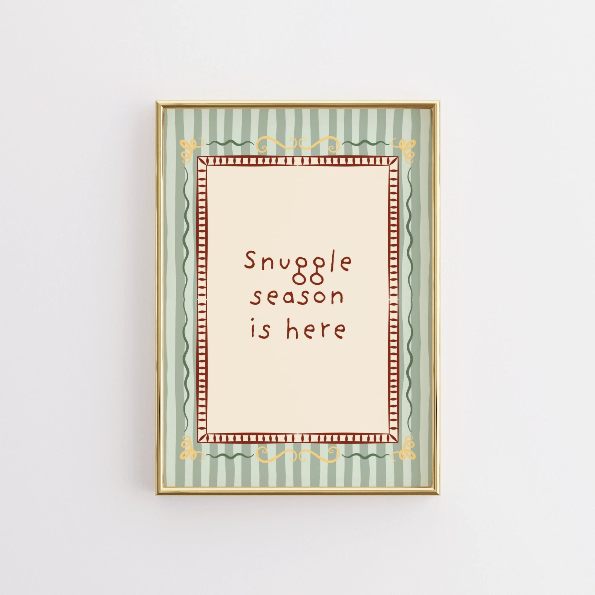 Cozy Holiday Quote Print