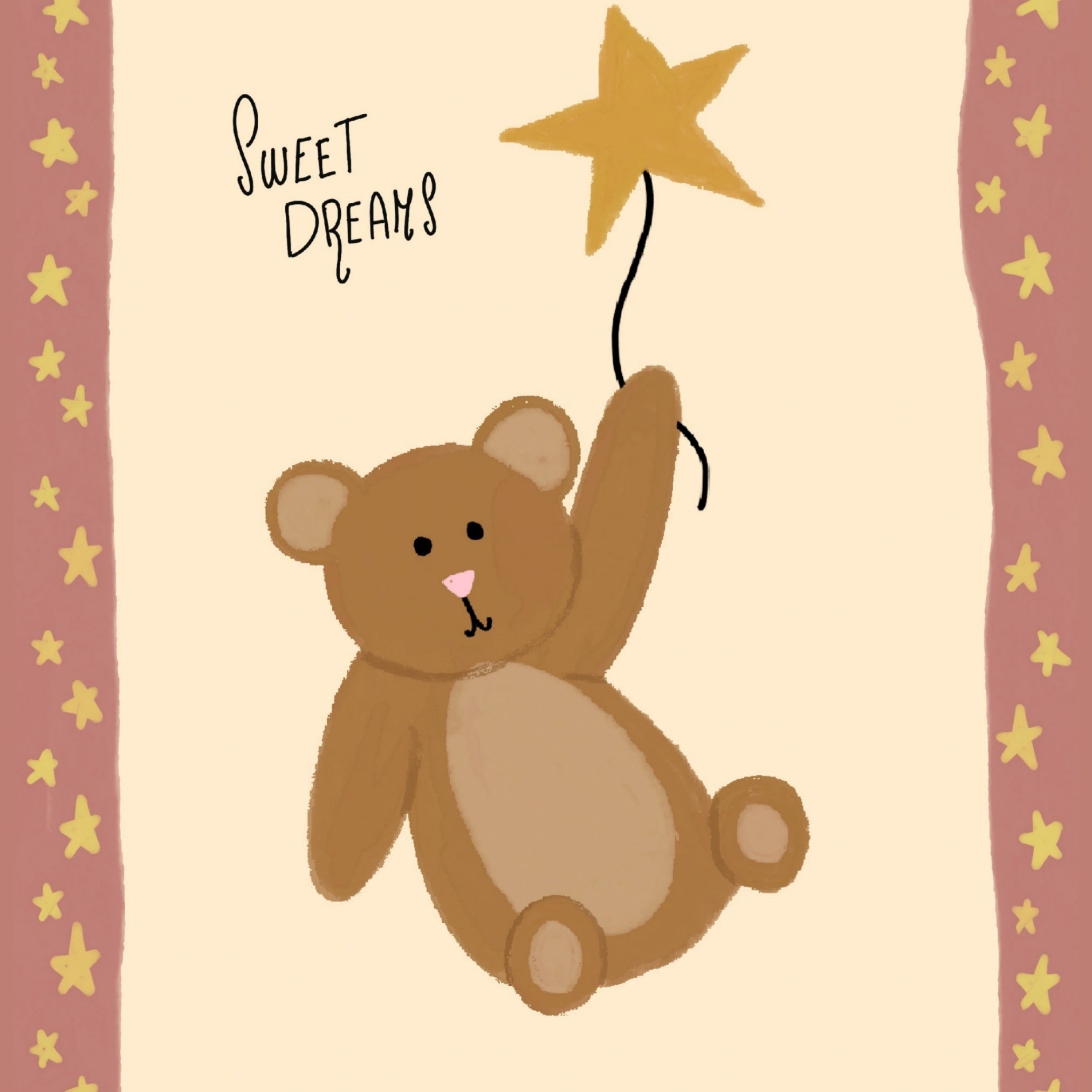 Stampa Dolci sogni per cameretta