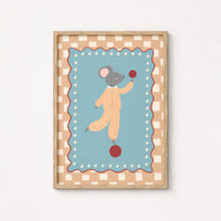 Circus Mouse Nursery Print