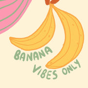 Banana Vibes – Décoration murale côtière