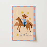Cowboy Moonlight Adventure – Nursery & Kids Wall Art