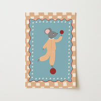 Circus Mouse Nursery Print