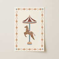 Carousel Horse Nursery Wall Art