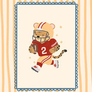 American Football Leopard – Nursery & kids wall art