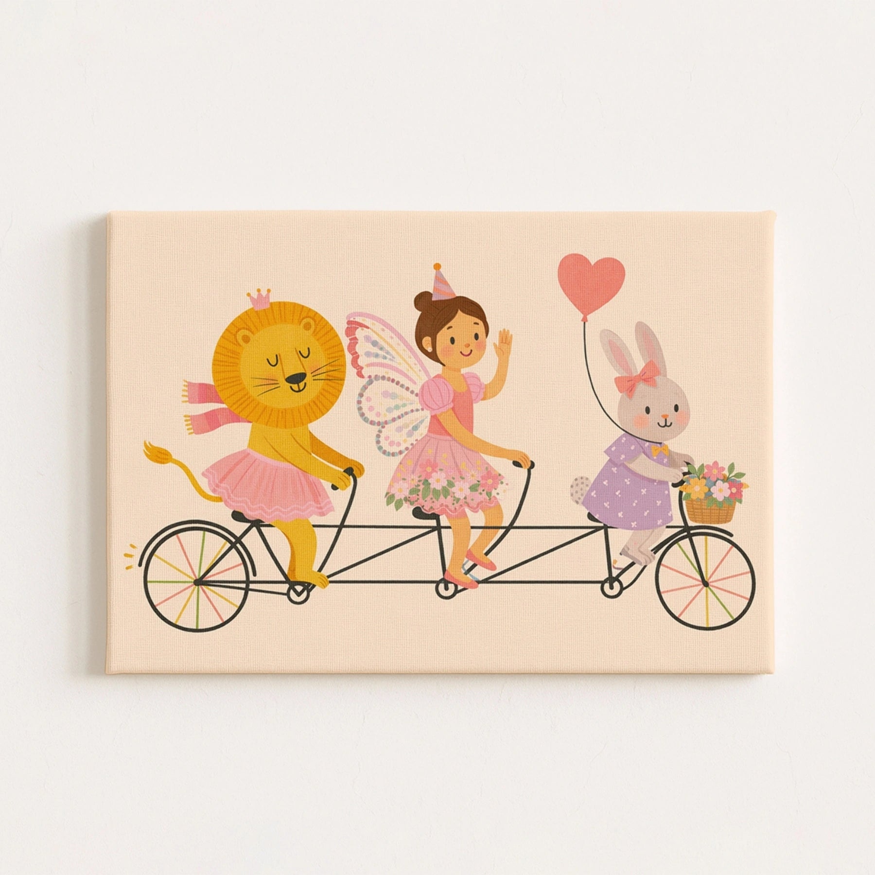 Fairytale Friends Nursery Canvas Print