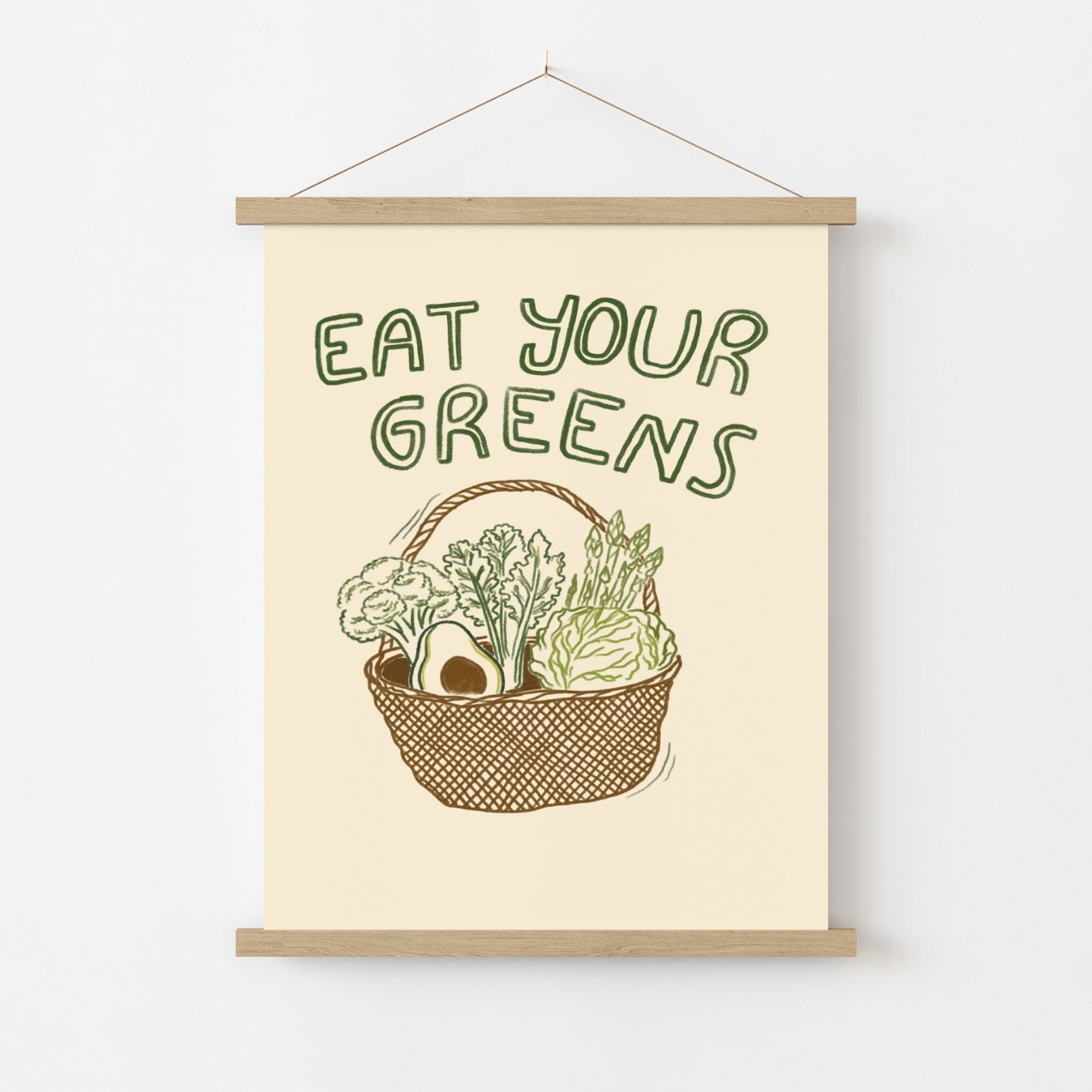 Retro Vegetable Print
