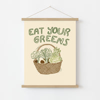 Retro Vegetable Print