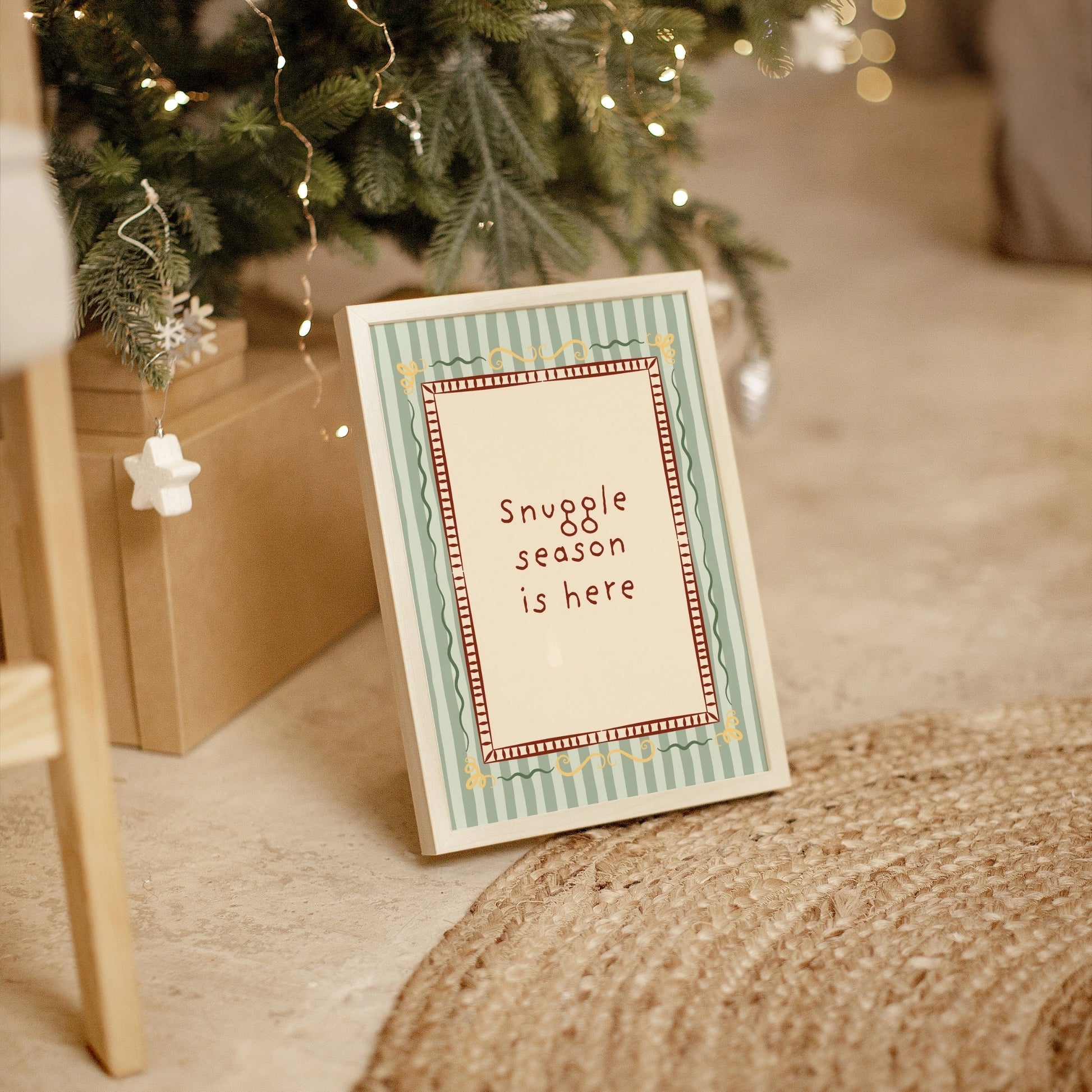 Cozy Holiday Quote Print