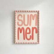 Summer Typography – Coastal Wall Art