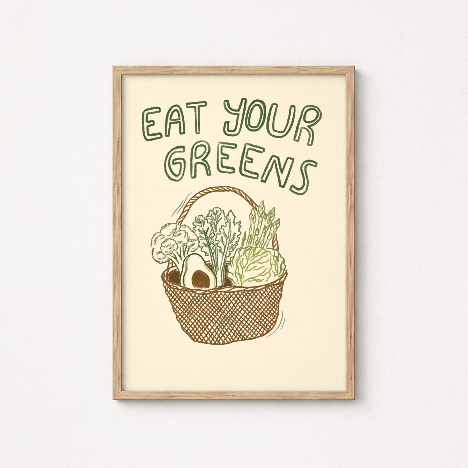 Retro Vegetable Print
