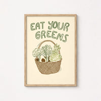 Retro Vegetable Print