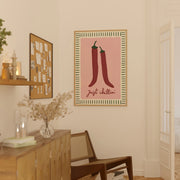 Playful Food Illustration – Kitchen Wall Art