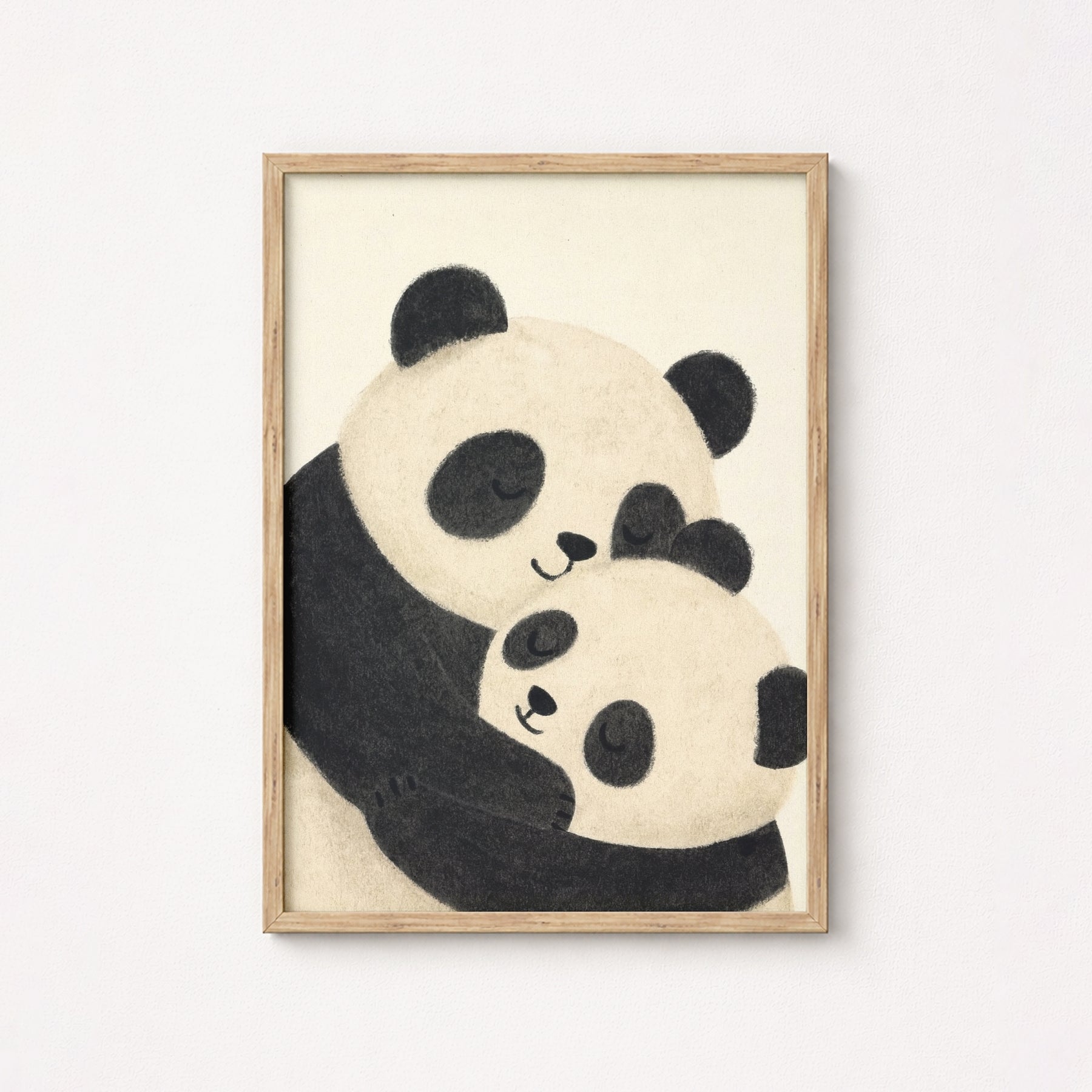 Stampa per cameretta dei panda
