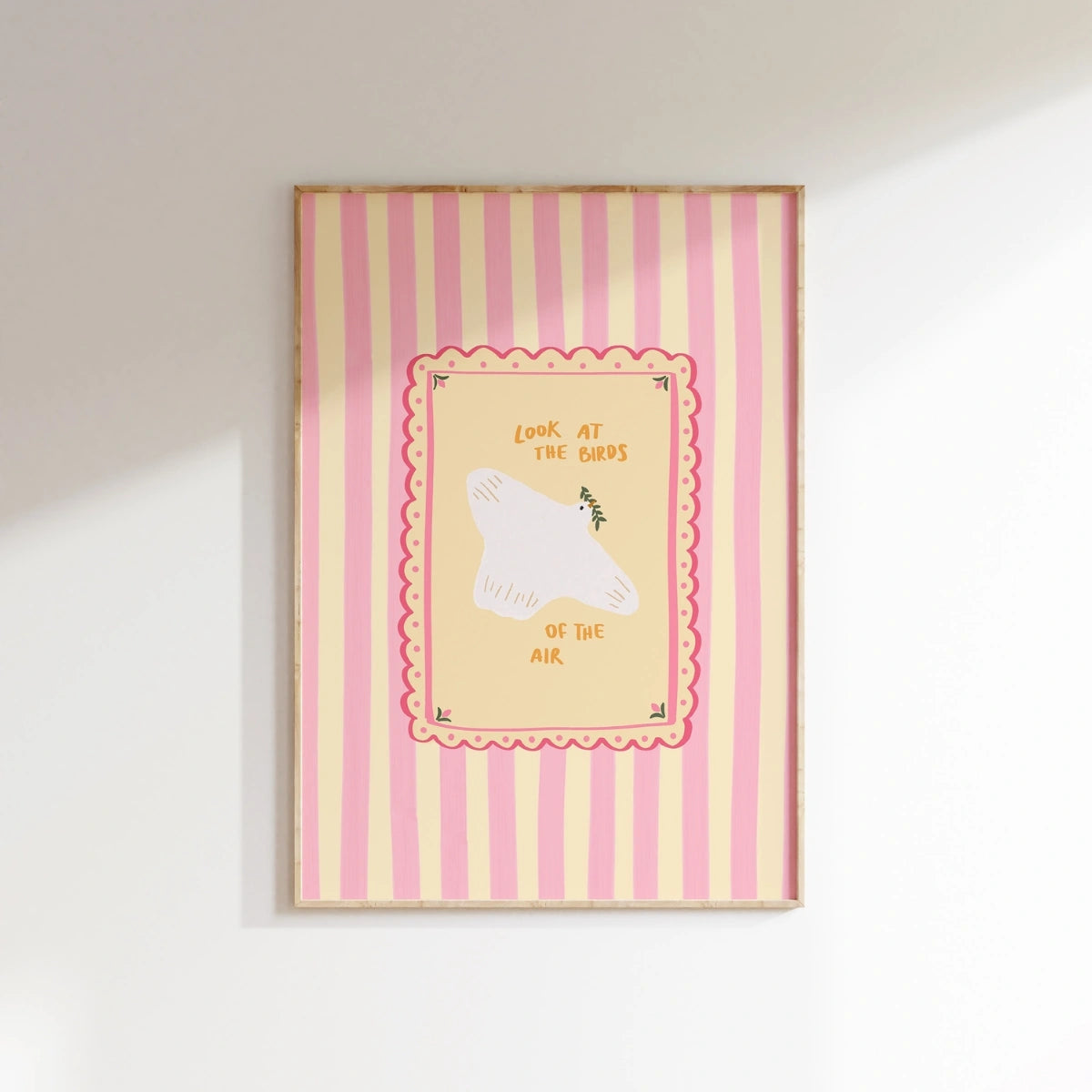 Art mural religieux en pastel doux, décor mural chrétien