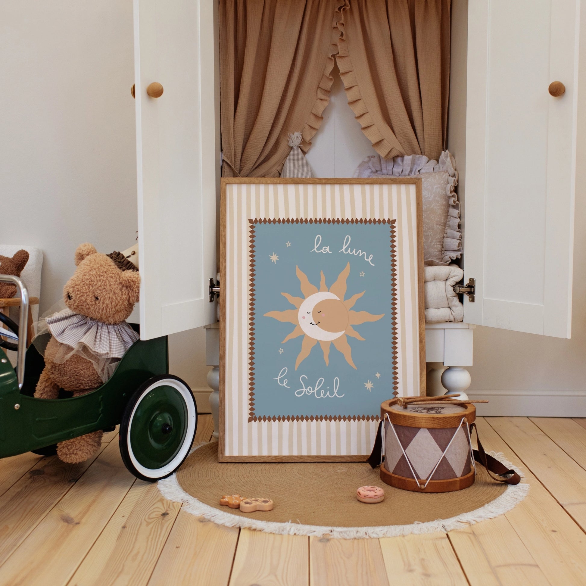 Neutral Celestial Nursery Decor