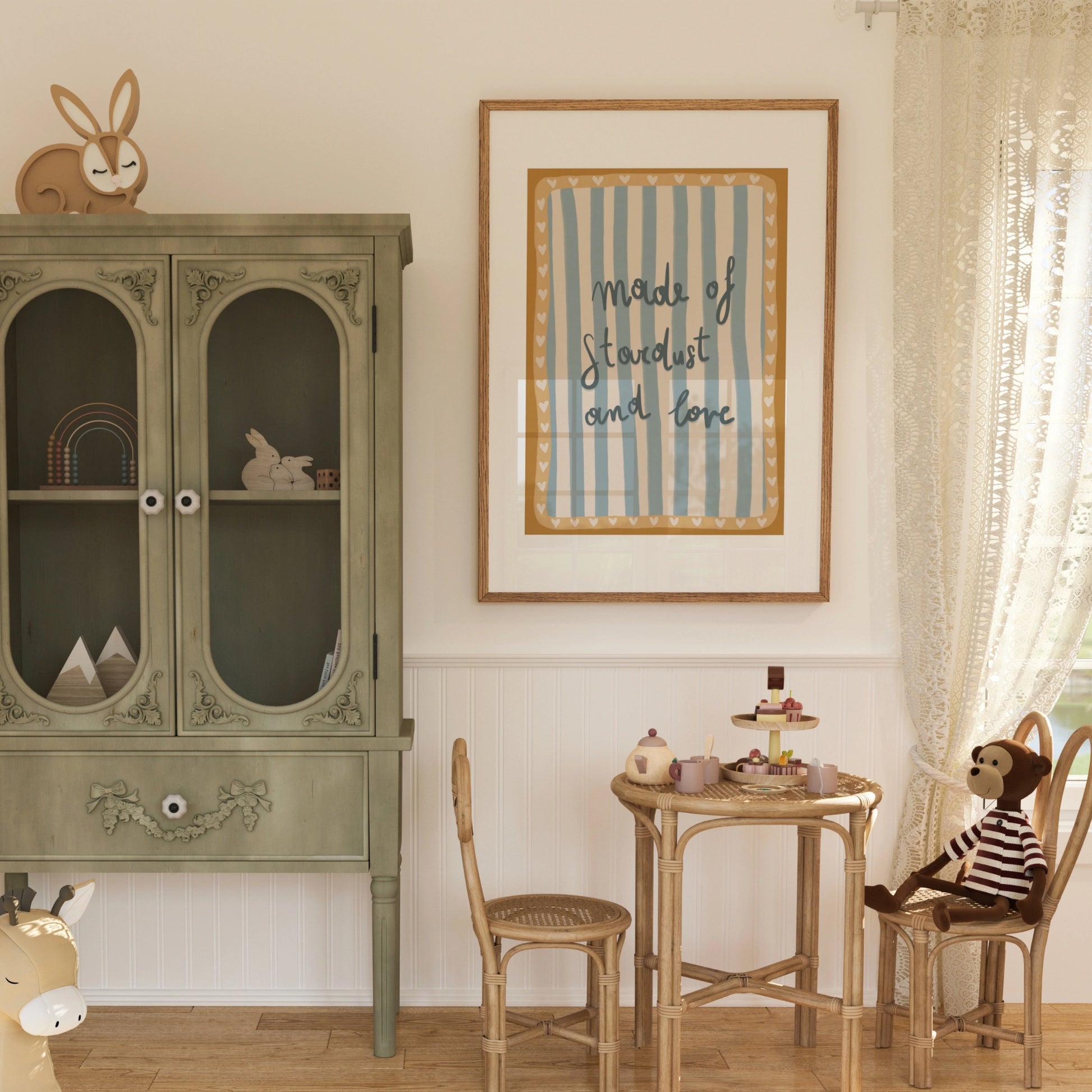 Impression pour chambre d'enfant : chiot et chaton – Décoration murale animalière mignonne pour enfants
