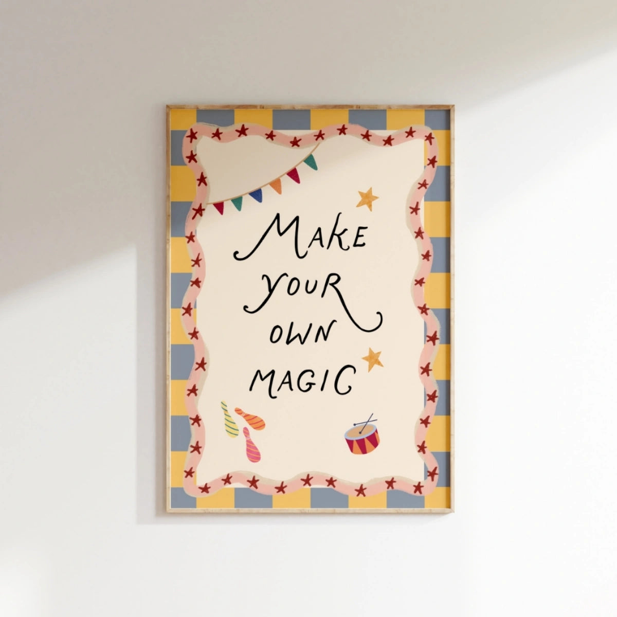 Make Your Own Magic Nursery Print, Circus Nursery Decor