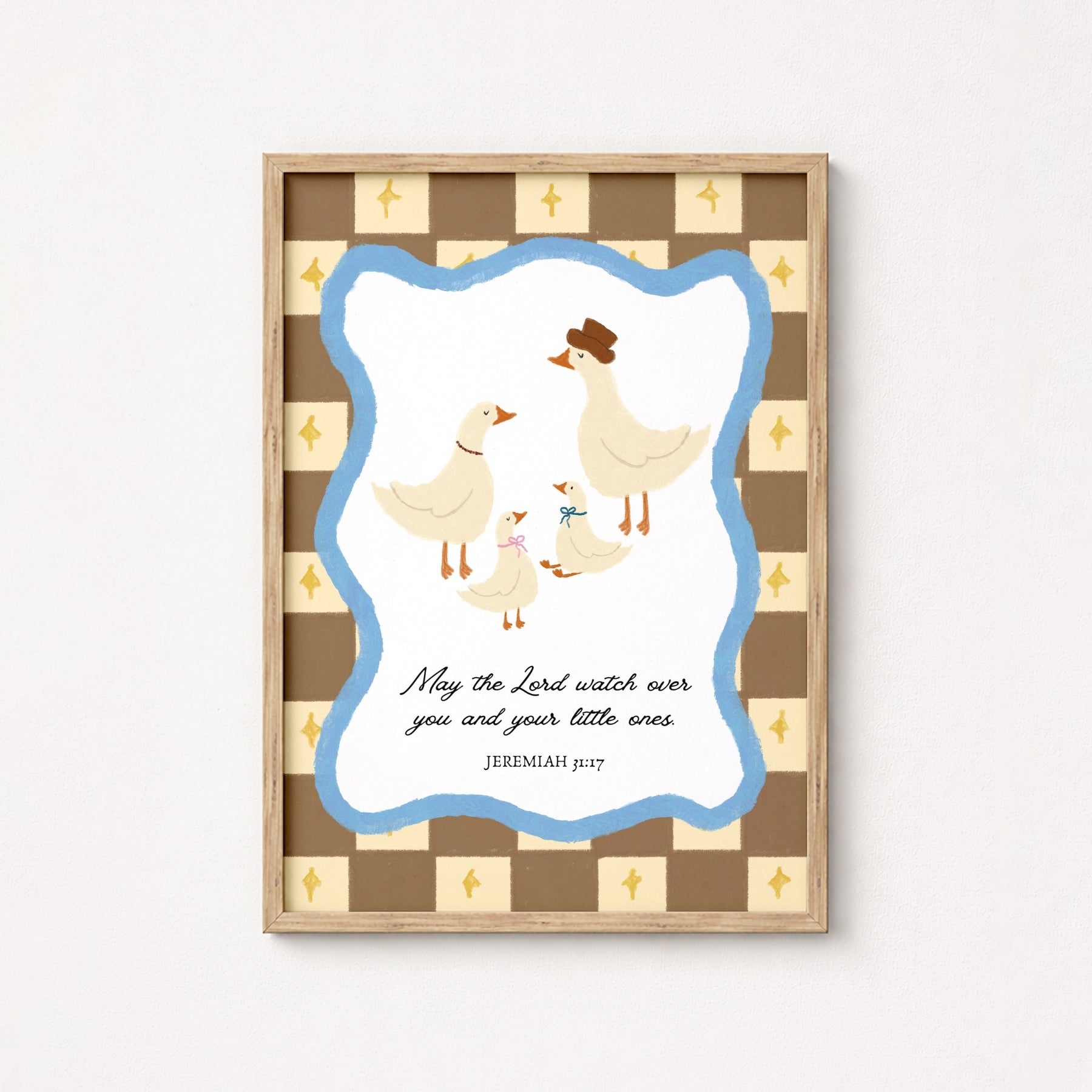 Cute Religious Nursery Poster