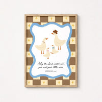 Cute Religious Nursery Poster