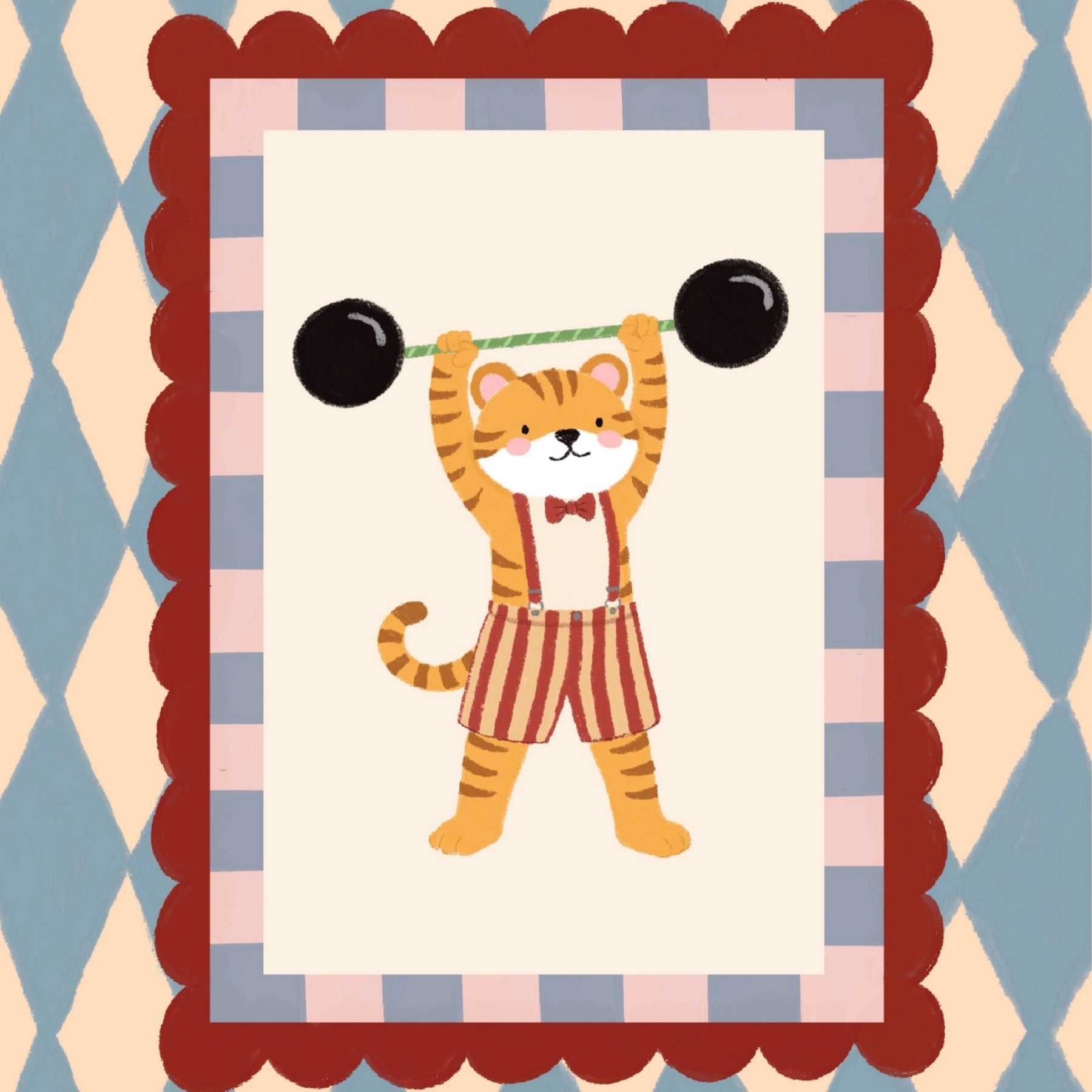 Decorazione stile circo vintage