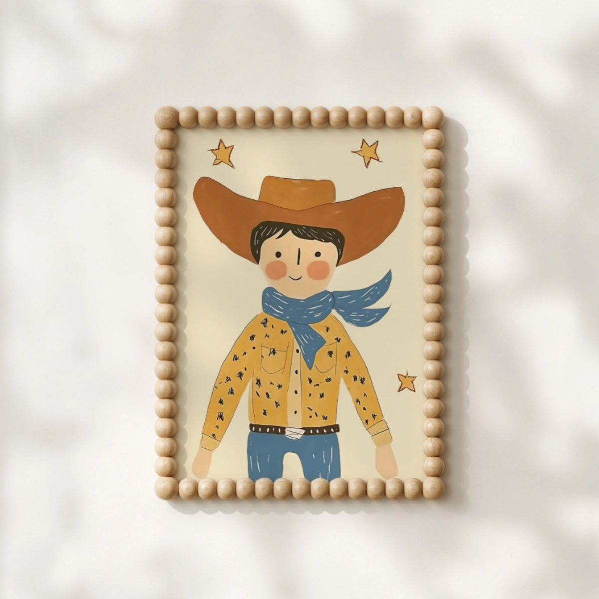 Arte da parete Cowboy – Poster per cameretta Western, Arredamento per la cameretta dei ragazzi
