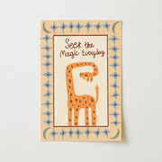 Whimsical Giraffe – Poster per bambini